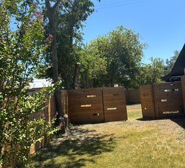 Overgrowth Removal – Spartanburg – Overgrown backyard opened up